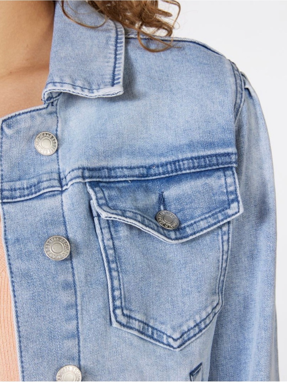 ESQUALO Light Wash Denim Jacket - Picture 2 of 9
